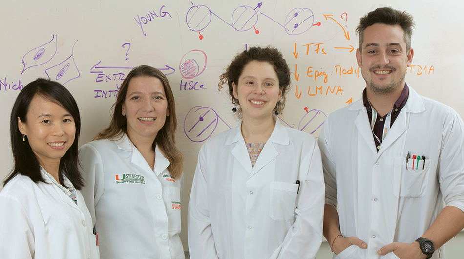 Group photo of Sylvester researchers