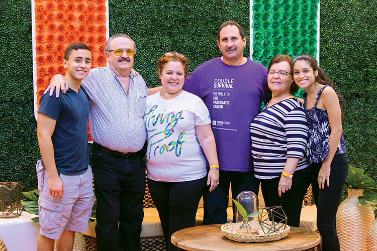 Cancer survivors celebrate with family and friends at the Sylvester Survivorship Celebration at Marlins Park.