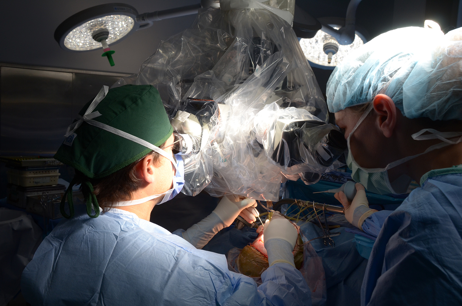 Michael Ivan, M.D., M.B.S performs a procedure