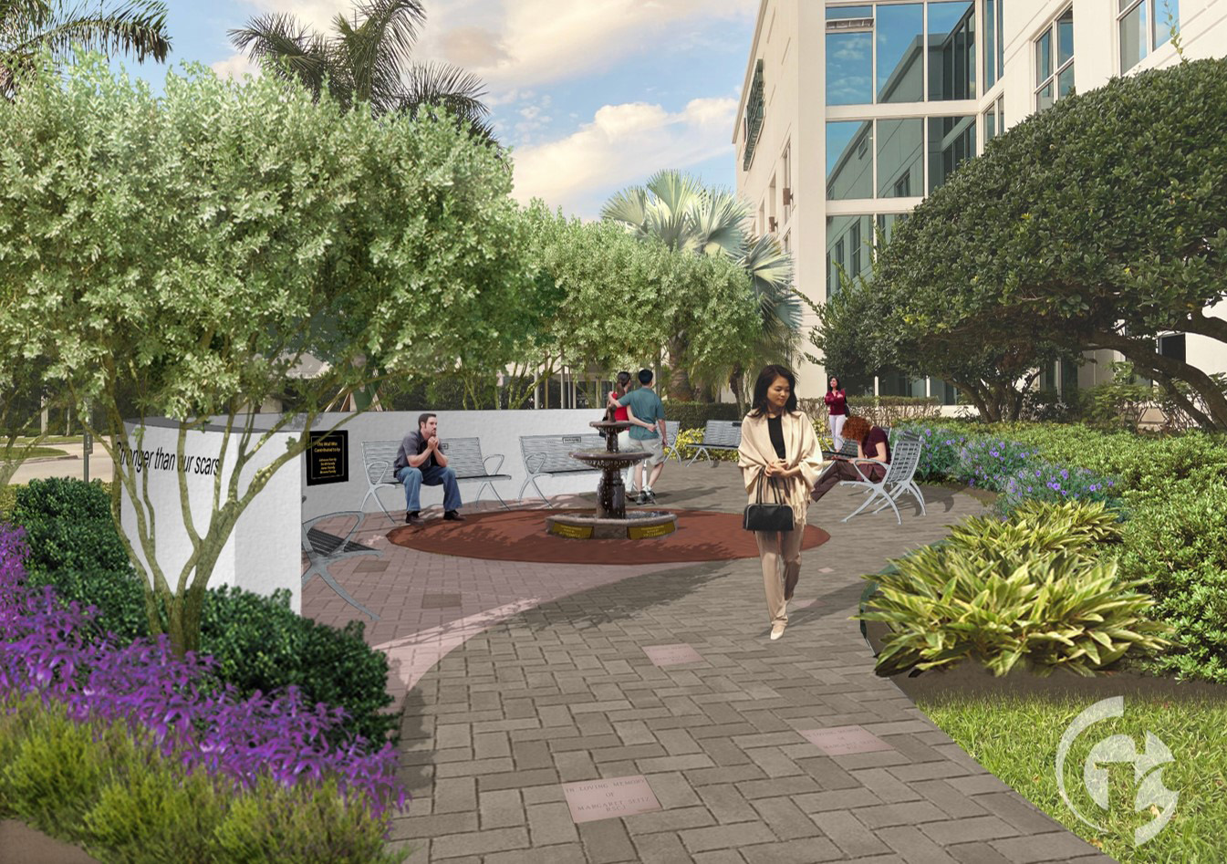 The Pap Corps Garden of Hope Design Rendering