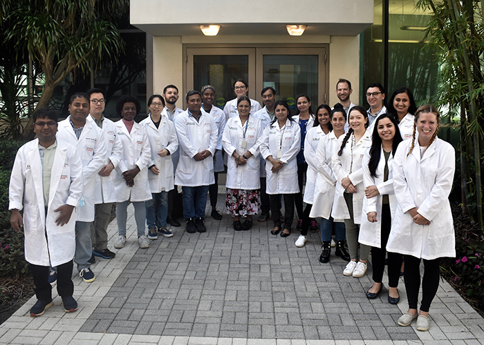 Lab member group photo