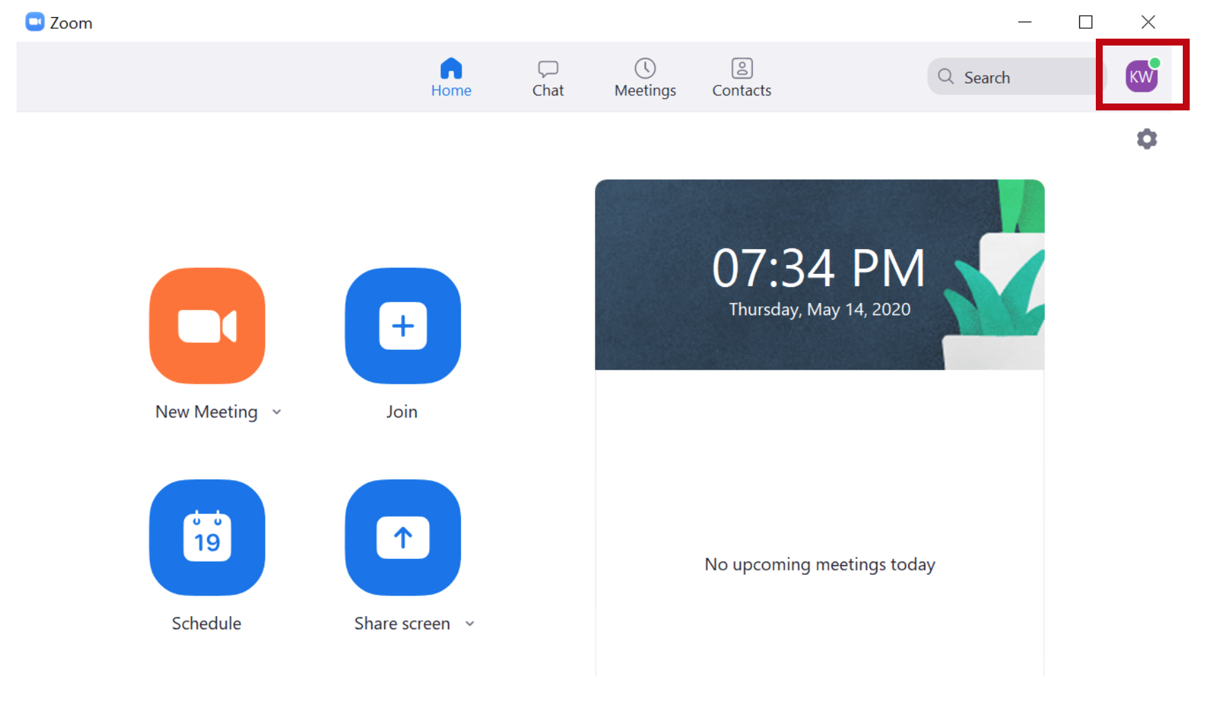 Actualización de Zoom