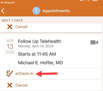 eCheck-in